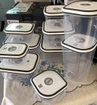 Kit Potes de Plástico Hermético, 10 unidades, Electrolux na Amazon