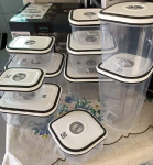 Kit Potes de Plástico Hermético, 10 unidades, Electrolux na Amazon