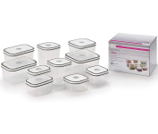 Kit Potes de Plástico Hermético, 10 unidades – Electrolux na Amazon