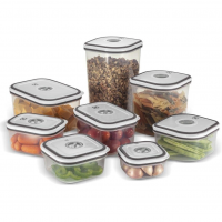 Kit Potes Herméticos De Plástico Electrolux - Cinza 1x8 Unidades na Amazon