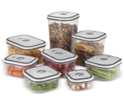 Kit Potes Herméticos de Plástico Electrolux – Cinza 1×8 unidades na Amazon