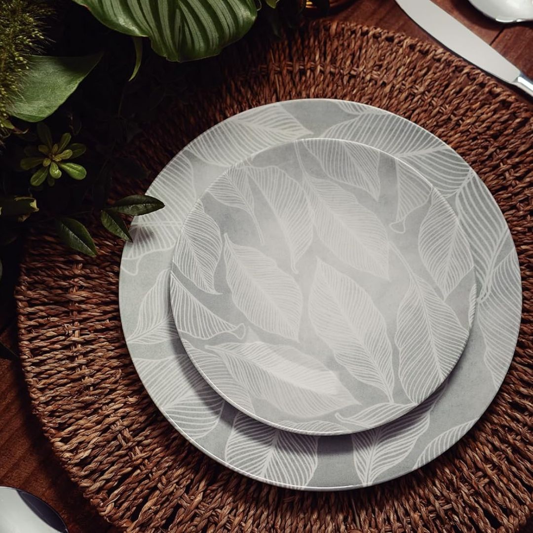 Kit Prato Raso Tramontina Arbo em Porcelana Decorada 25 cm 6 Peças na Amazon