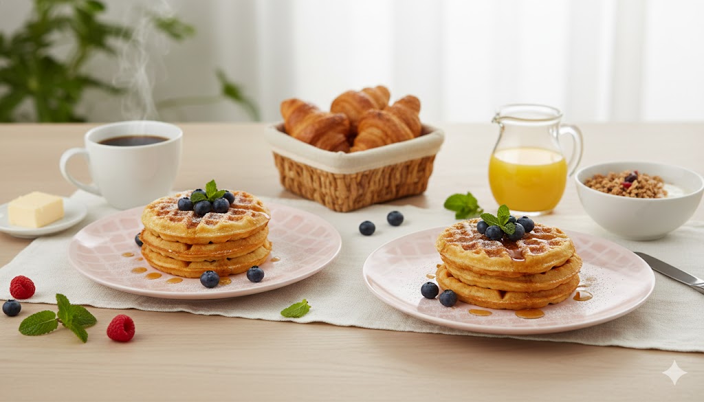 Kit Prato Raso Tramontina Groovy Breakfast em Porcelana Decorada 25 cm 2 Peças na Amazon