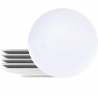 Kit Prato Raso Tramontina Leonora Em Porcelana 25 Cm 06 Peças na Amazon