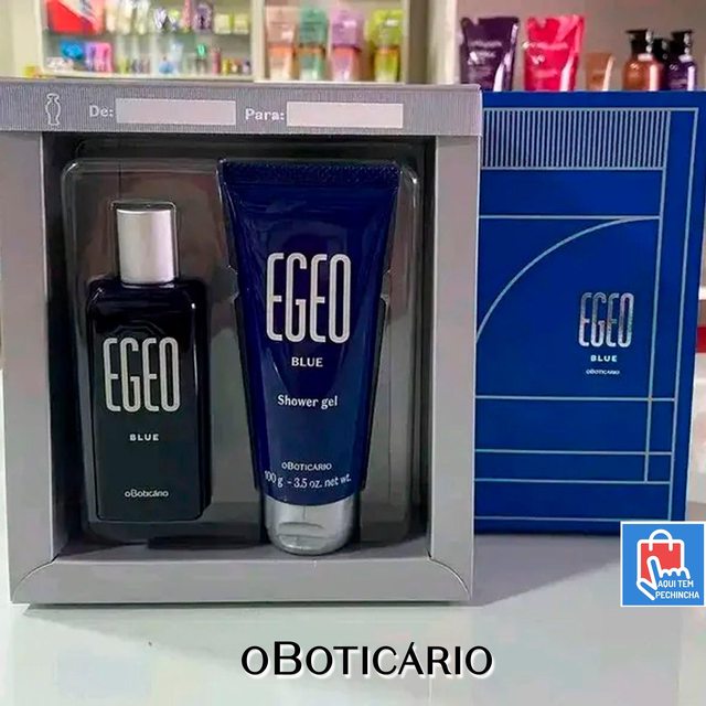 Kit Presente Egeo Blue: Desodorante Colônia 50ml + Shower Gel 100g na oBoticário