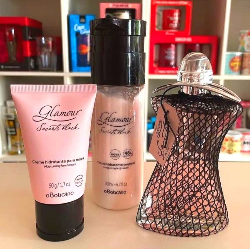 Kit Presente Glamour Secrets Black (3 itens) na oBoticário