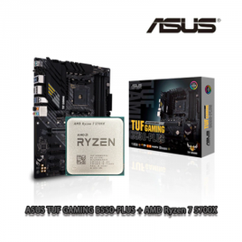 Kit Processador Ryzen 7 5700X + Placa mãe Asus TUF Gaming B550 Plus na Aliexpress