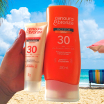 Kit Protetor Solar Cenoura e Bronze Corpo FPS 30 200ml + Facial FPS 30 50g, Cor: Branco na Amazon