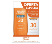 Kit Protetor Solar Cenoura e Bronze – Corpo FPS 30 200ml + Facial FPS 30 50g na Amazon
