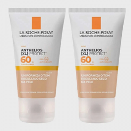 Kit Protetor Solar Facial La Roche-Posay Anthelios XL Protect  Com Cor Clara FPS60 40g 2 Unidades na Americanas