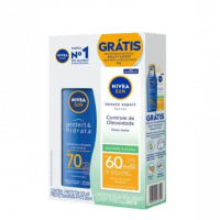 Kit Protetor Solar Fps70 200ml + Facial Beauty Expert Pele Oleosa Fps50 60g Nívea na Pague Menos