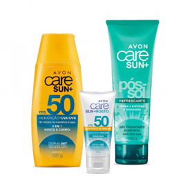 Kit Protetor Solar Rosto e Corpo FPS 50 Avon na Avon