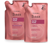 Kit Refil Siàge Nutri Rosé: Shampoo 400ml + Condicionador 400ml – Eudora na Amazon