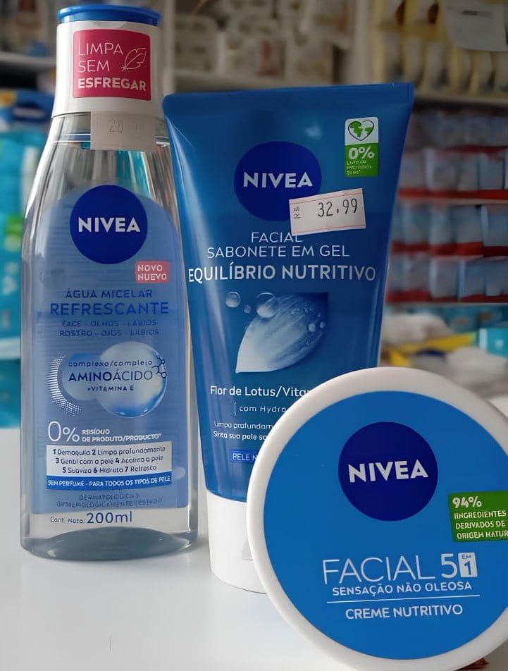 Kit Rotina Diária – Todos os Tipos de Pele na Amazon