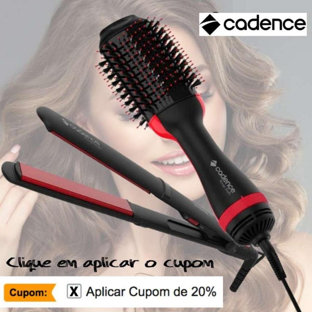 Kit Rouge Style Cadence – Escova Secadora e Prancha Alisadora na Amazon