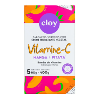 Kit Sabonete Em Barra Cloy Manga E Pitaya 5 Unidades De 80g Cada na Drogaria São Paulo