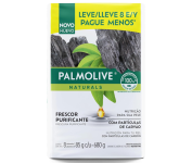 Kit Sabonete em Barra Palmolive Naturals Sensação Purificante 8 Unidades de 85g na Amazon