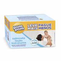 Kit Sabonete Em Barra Pom Pom Loção Hidratante Com 5 Unidades De 70g Cada na Amazon