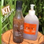 Kit Sabonete Líquido Esfoliante Corporal Ekos Tukumã com Refil na Natura