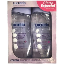 Kit Sabonete Líquido Íntimo Neutro 200ml 2 Unidades  - Lucretin na Amazon