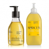 Kit Sabonete Líquido Para Mãos Ekos Maracujá Com Refil na Natura
