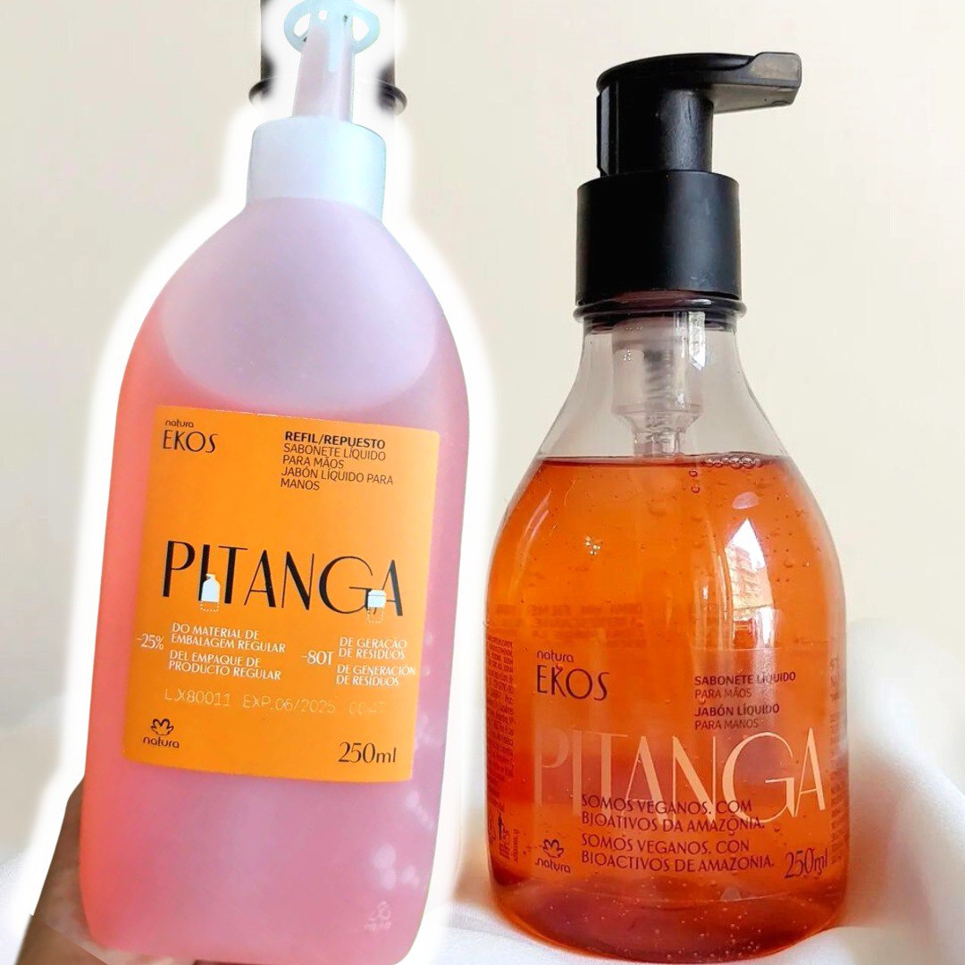 Kit Sabonete Líquido para Mãos Ekos Pitanga com Refil na Natura