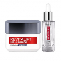 Kit Sérum Preenchedor Facial Anti-idade 30ml + Creme Facial Anti-Idade L'Oréal Paris Revitalift Hialurônico 49g na Amazon