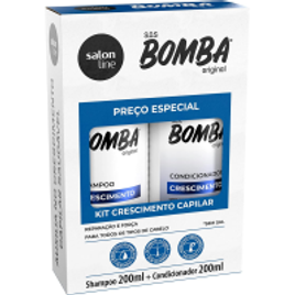 Kit Shampoo + Condicionador 200ml Sos Bomba Salon Line na Amazon
