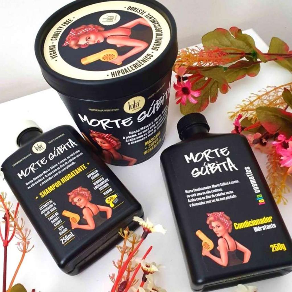 Kit Shampoo + Condicionador + Máscara Capilar Lola Cosmetics Morte Súbita na Magazine Luiza