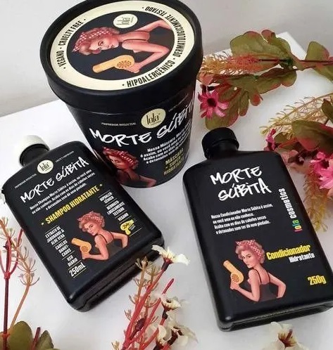 Kit Shampoo + Condicionador + Máscara Capilar Lola Cosmetics Morte Súbita na Magazine Luiza