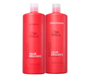 Kit Shampoo e Condicionador 1L Wella Professionals Invigo Color Brilliance Salon na Casas Bahia