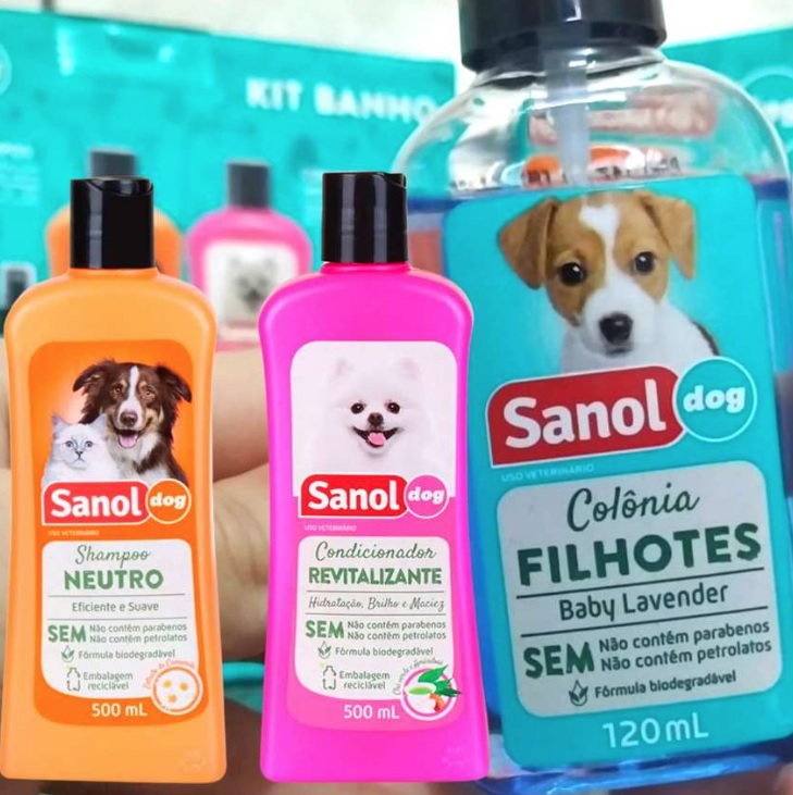 Kit Shampoo e Condicionador Colônia – Cachorro e Gato Neutro Sanol Dog na Magazine Luiza