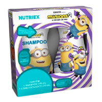 Kit Shampoo Minions 250ml E Condicionador Minions 230ml na Drogaria Araujo