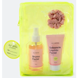 Kit Skincare Frescor Alchemia com Sabonete Líquido 28,4ml + Bruma Facial 55ml + Scrunchie para Cabelo na Lojas Renner