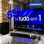 Kit Smart Big Tv 85” Crystal Uhd 4k 85du8000 2024 + Soundbar Hw-b550/zd na KaBuM!