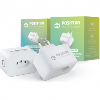 Kit Smart Plug Wi-Fi Positivo Casa Inteligente - Contém 2 Smart Plugues Wi-FI 10A/1000W na Amazon