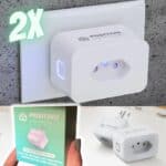 Kit Smart Plug Wi-Fi Positivo Casa Inteligente – Contém 2 Smart Plugues Wi-FI 10A/1000W, ligue e desligue seus eletrodomésticos usando o celular, Compatível com Alexa na Amazon