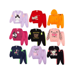 Kit Sortido 6 Peças de Roupas Feminino Infantil Inverno – 3 blusas casacos + 3 calças de 1 ao 10 na Amazon