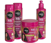 Kit SOS Cachos Salon Line 10 em 1 – Multibenefícios – 4 Produtos – Ondulados, Cacheados e Crespos na Amazon