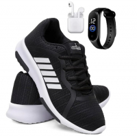 Kit Tênis Masculino Esporte Corrida Academia Macio + Relógio E Fone - Marketplace na Amazon