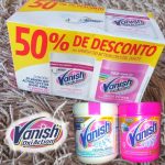 Kit Tira Manchas em Pó Vanish Oxi Action com 1 Rosa 450g e 1 Branco 450g na Amazon