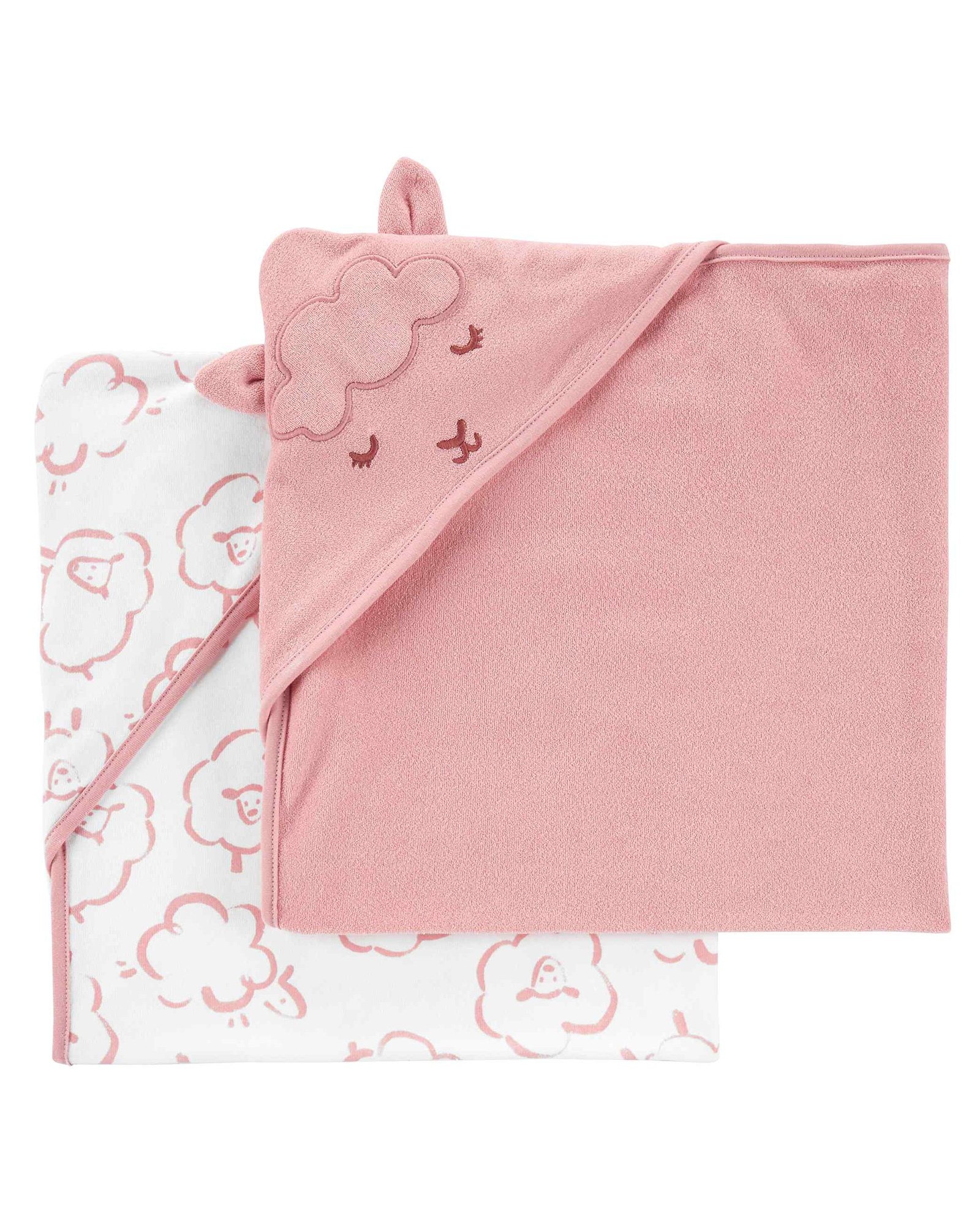 Kit toalha de banho bebê 2 peças pequena ovelha multicor | Carter’s na Riachuelo