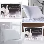Kit Travesseiro Pluma de Ganso 2 Peças 70 cm x 50 cm Premium na Magazine Luiza