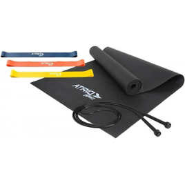 Kit Treino com Corda + Elástico + Tapete Atrio - ES357 na Amazon