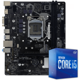 Kit Upgrade Intel Core i5 10400F + Placa Mãe Biostar H510MHP 2.0 na Terabyte Shop