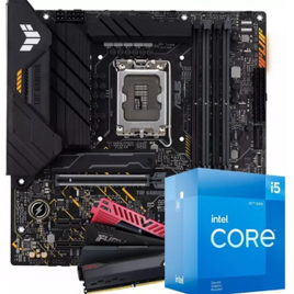 Kit Upgrade Placa Mãe Asus TUF Gaming B660M-PLUS D4 + Processador Intel Core i5 12400F + Memoria RAM 8GB DDR4 na Terabyte Shop