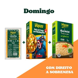 Kit Vapza Canjica 500g + Frango com Mandioquinha 320g + Quinoa Orgânica 250g na Vapza