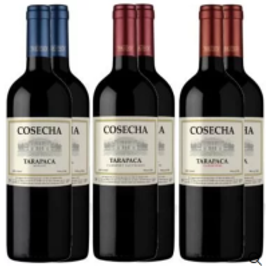 Kit Vinho Trio Tarapacá com 6 Garrafas - 750ml Cada na Divvino