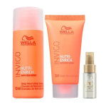 Kit Wella Professional Invigo Enrich – Shampoo 50ml e Máscara 30ml e Óleo Oil Reflections Light 30ml na Magazine Luiza