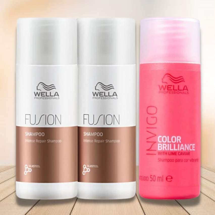 Kit Wella Professionals Fusion Color Wash (3 Produtos) na Casas Bahia